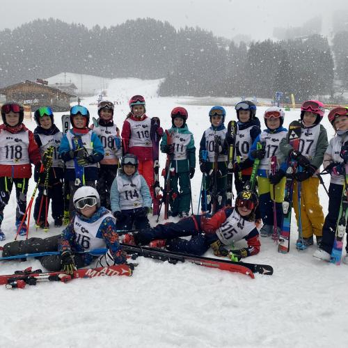 Gruppenfoto Schnee