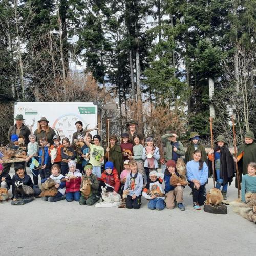 Jäger in der Schule 