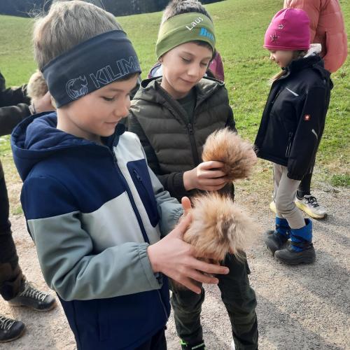 Jäger in der Schule