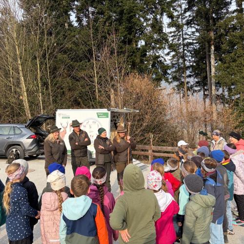 Jäger in der Schule 